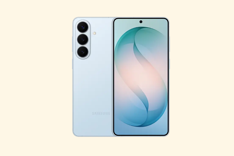 Samsung Galaxy S26 màu Xanh Sky Blue trẻ trung với mặt lưng nhám