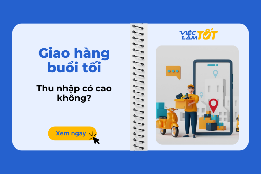 giao hàng buổi tối thu nhập cao không