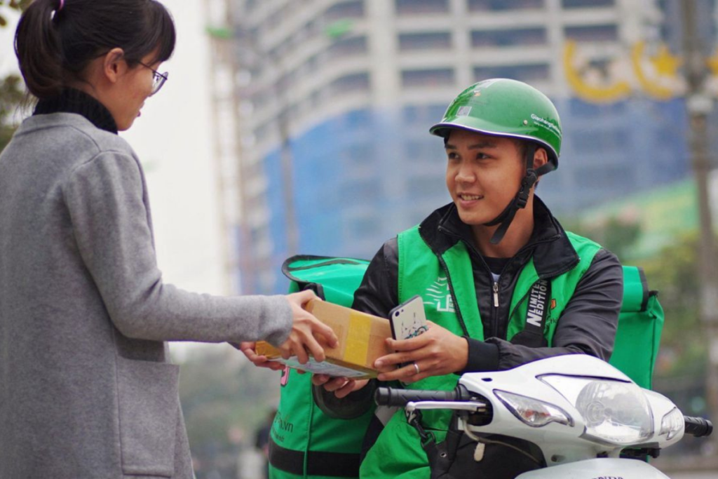 Công việc giao hàng tự do mang lại sự linh hoạt cao