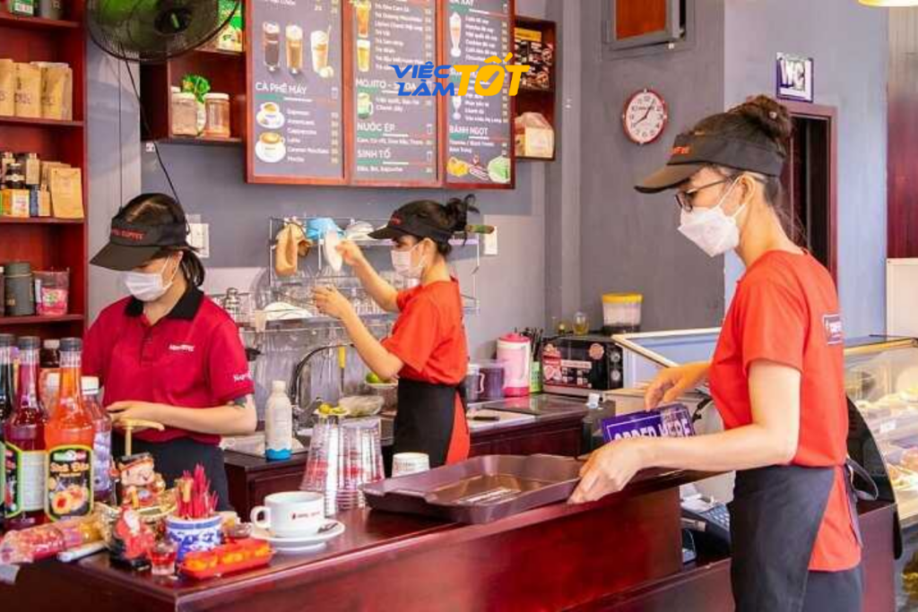 Sự phối hợp nhịp nhàng giữa các bộ phận giúp quán vận hành hiệu quả hơn