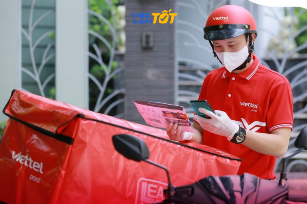 Thời gian làm việc shipper Viettel Post linh hoạt