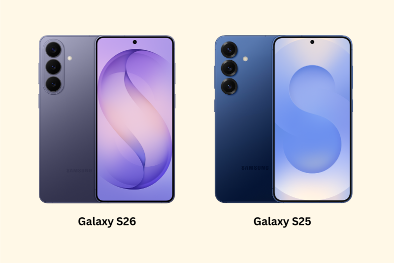 So sánh Galaxy S26 và Galaxy S25 - Thiết kế