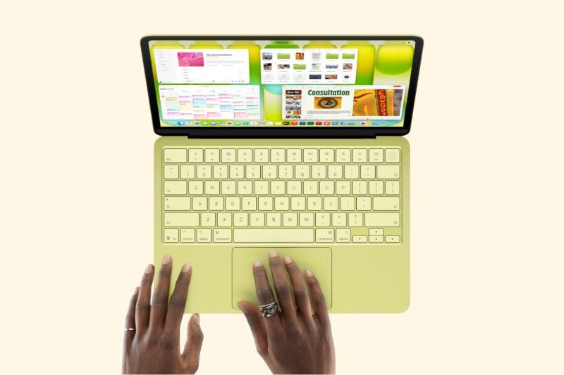 Màn hình Liquid Retina và camera FaceTime HD trên MacBook Neo