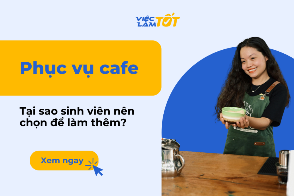 nhân viên phục vụ cafe