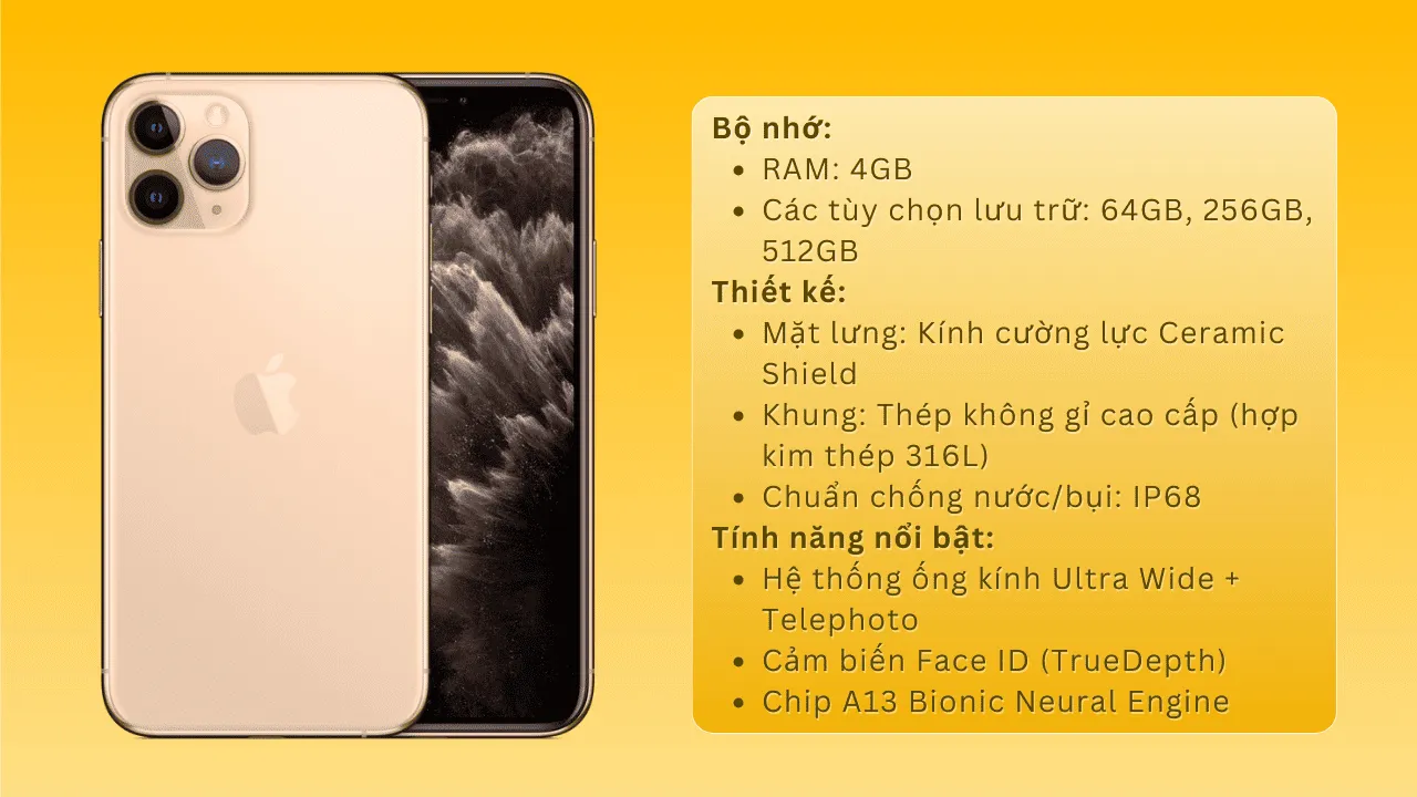 Tính năng nổi bật iPhone 11 Pro