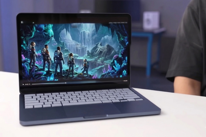 MacBook Neo xem video liên tục với thời lượng pin ấn tượng