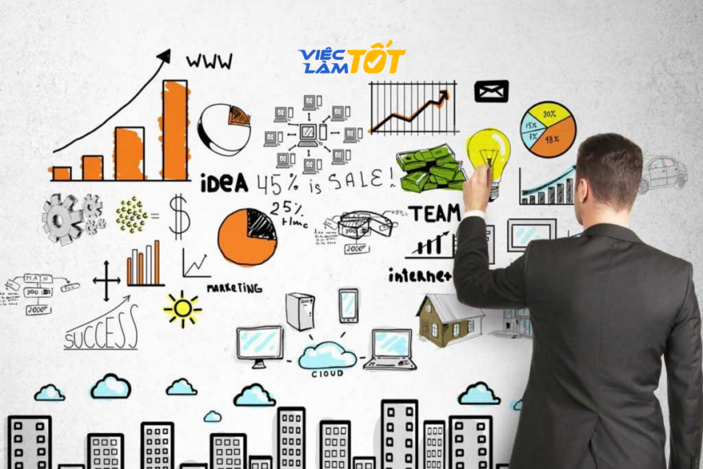 Ngành quản trị kinh doanh mở ra cơ hội làm việc tại nhiều bộ phận khác nhau trong doanh nghiệp