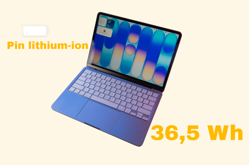 Dung lượng pin 36.5Wh trên MacBook Neo và thời lượng sử dụng thực tế