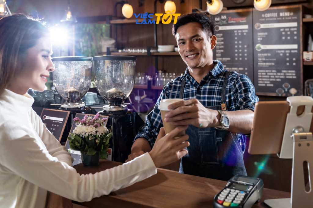 tìm việc phục vụ cafe