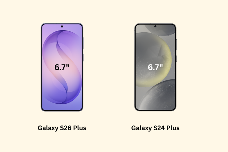 So sánh Galaxy S26 Plus và Galaxy S24 Plus - Màn hình