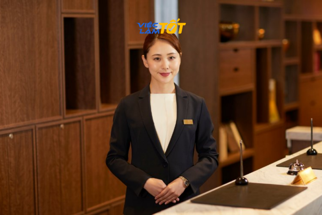 Môi trường làm việc chuyên nghiệp giúp lễ tân phát triển bản thân nhanh chóng