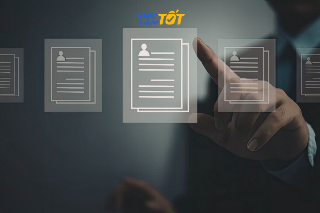 Giao diện điền thông tin hồ sơ online trên điện thoại