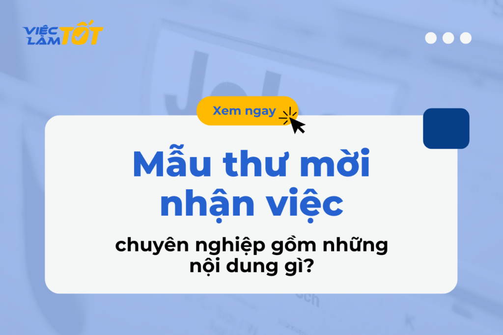 Thư mời nhận việc
