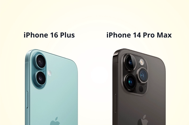 iPhone 16 Plú không hề kém cạnh với camera chính 40MP, iPhone 14 Pro Max đa dạng chức năng với cụm 3 camera
