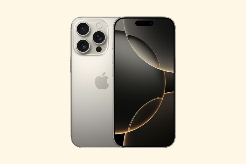 iPhone 16 Pro Max Titan Tự Nhiên xám bạc sang trọng, hợp mệnh Thủy