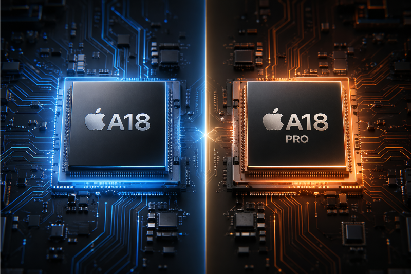So sánh chip A18 và A18 Pro