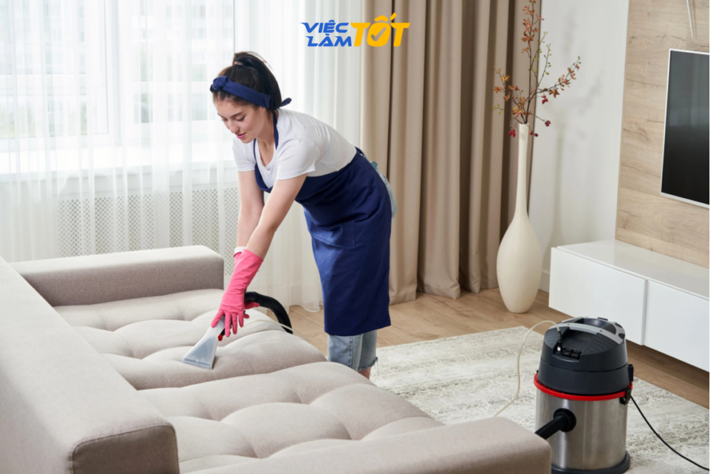Dụng cụ làm việc chuyên nghiệp giúp nhân viên tạp vụ tối ưu hiệu suất