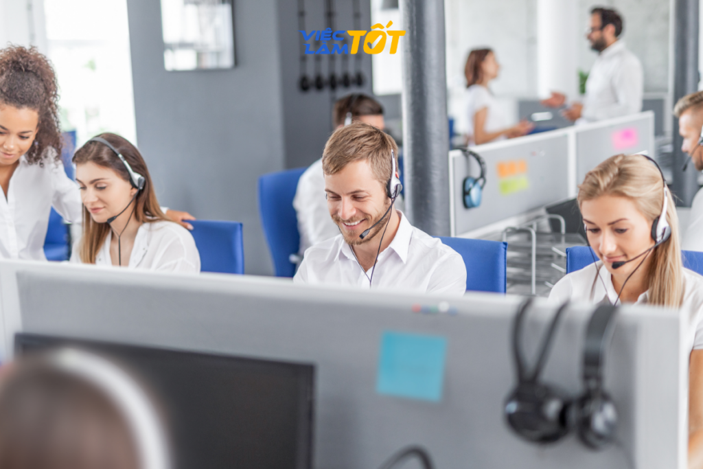 Môi trường làm việc năng động của đội ngũ telesale