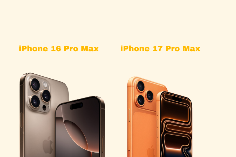 So sánh camera iPhone 17 Pro Max và 16 Pro Max với nâng cấp 48MP