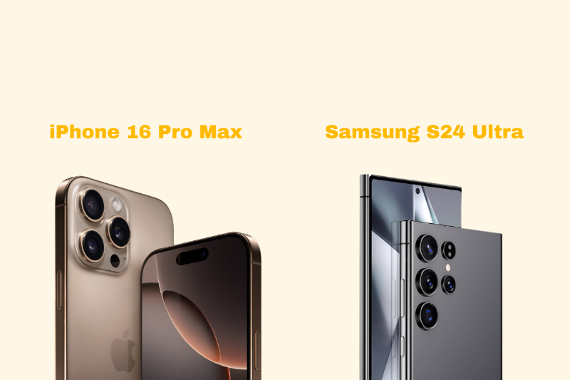 So sánh camera iPhone 16 Pro Max và Galaxy S24 Ultra về zoom và quay