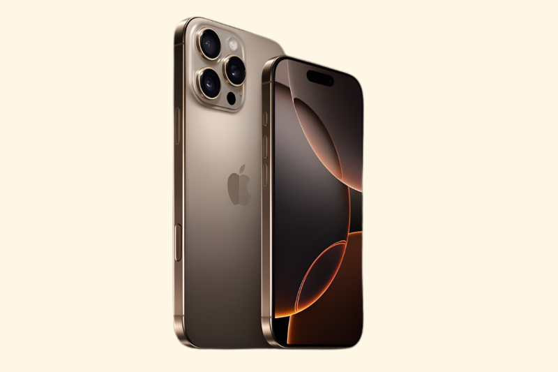 iPhone 16 Pro Max Titan Sa Mạc, khung titan, màn 6.9 inch, chip A18 Pro