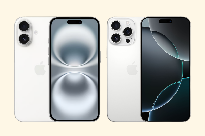 iPhone 16 màu trắng thanh lịch, Titan Trắng sang trọng hợp mệnh Kim