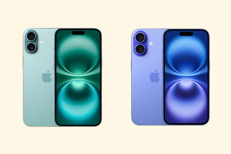 iPhone 16 xanh Teal và Ultramarine nổi bật, hợp mệnh Mộc