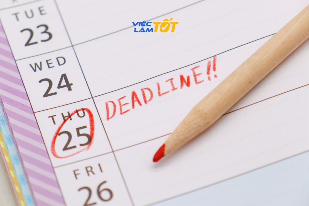 Sai lầm trong quản lý thời gian khiến deadline trở thành cơn ác mộng