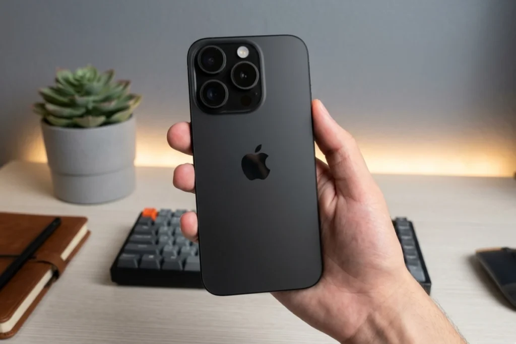 iPhone 16 Pro màu Titan đen hợp mệnh gì