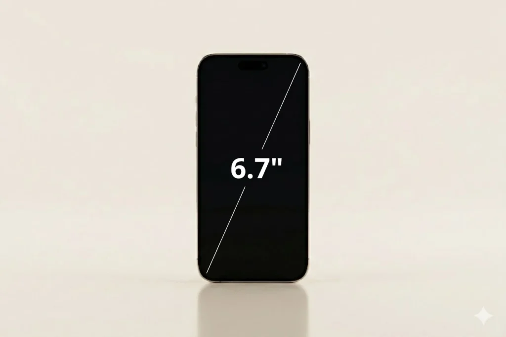 Kích thước màn hình iPhone 16 Plus