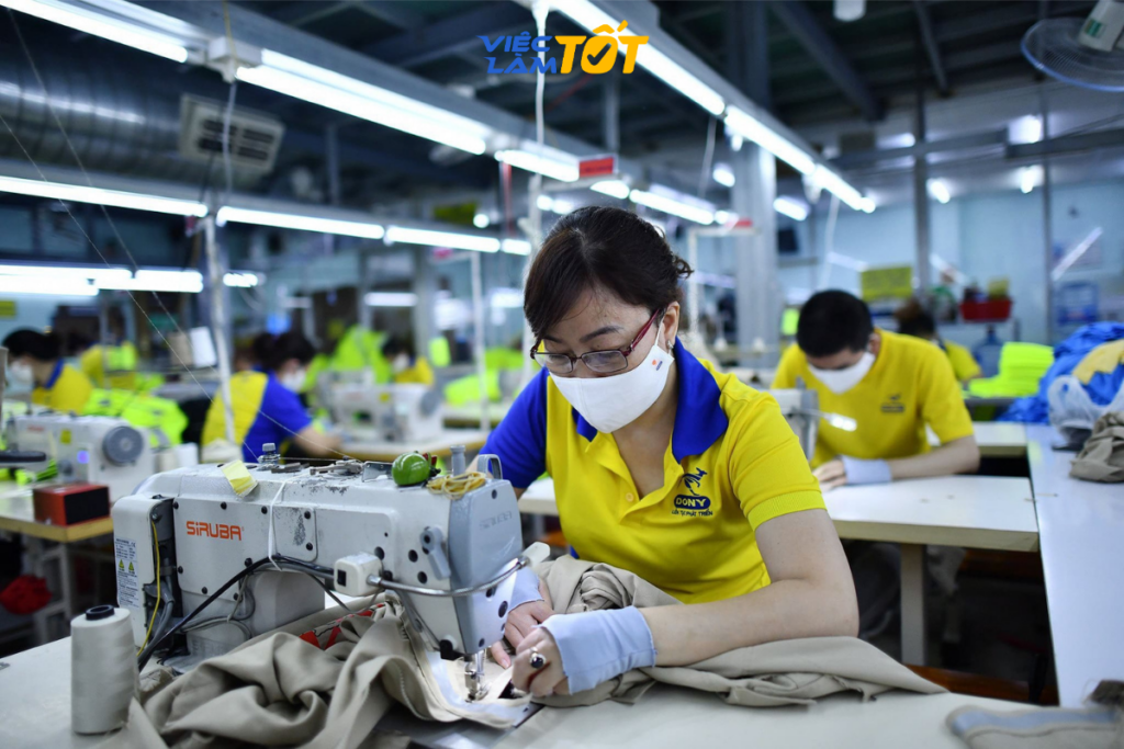 Kỹ thuật thao tác của công nhân may