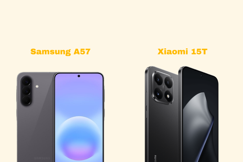 So sánh camera 50MP OIS Galaxy A57 và Xiaomi 15T Leica zoom quang