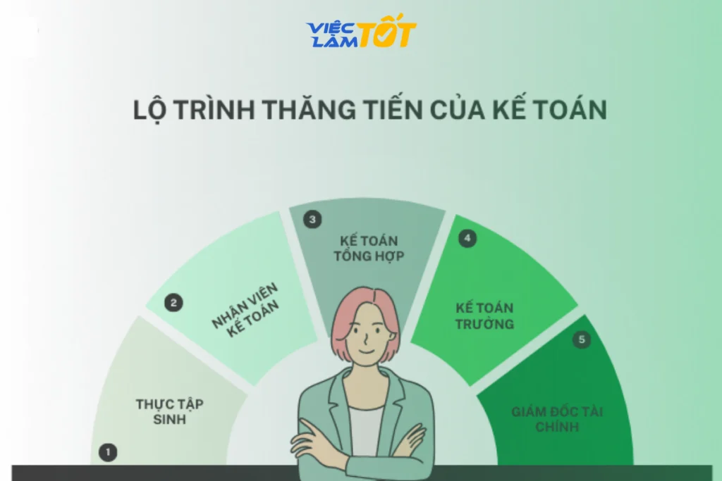 Các cấp bậc trong nghề kế toán