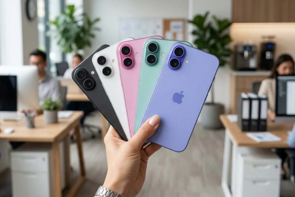 Các phiên bản màu sắc của iPhone 16 Plus

