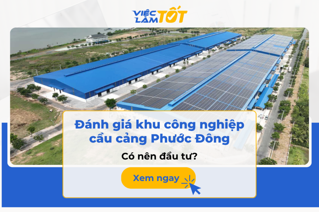 Đánh giá khu công nghiệp Cầu Cảng Phước Đông: Có nên đầu tư? Toàn cảnh quy hoạch hiện đại của KCN Cầu Cảng Phước Đông từ trên cao