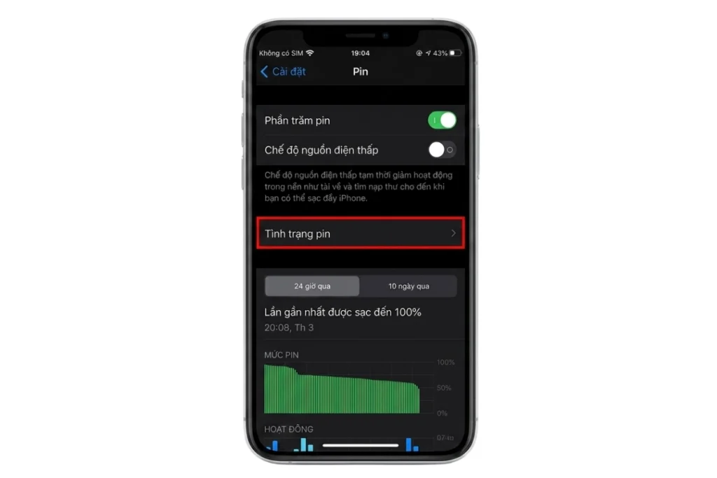 Cách kiểm tra tuổi thọ pin trên iPhone
