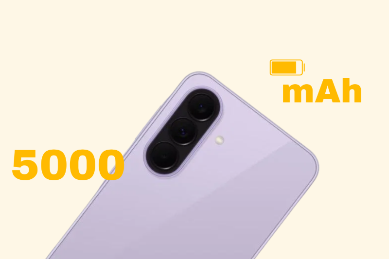 Galaxy A37 pin 5000mAh, sạc nhanh 45W