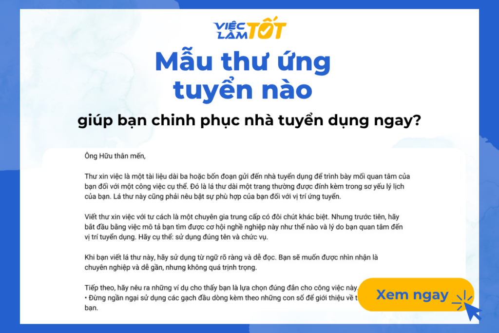 Mẫu thư ứng tuyển nào giúp bạn chinh phục nhà tuyển dụng ngay? Thumbnail ứng viên đang trau chuốt nội dung mẫu thư ứng tuyển chuyên nghiệp