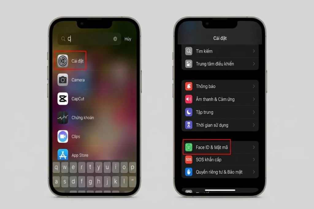 Cách kiểm tra Face ID trên iPhone
