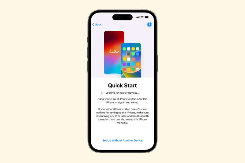 Chuyển dữ liệu iPhone nhanh bằng Quick Start và khôi phục iCloud