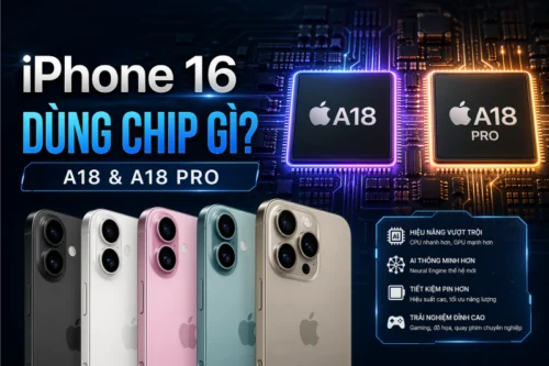 iPhone 16 dùng chip gì