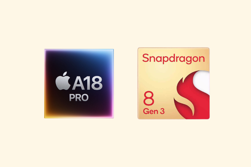 So sánh A18 Pro và Snapdragon 8 Gen 3 về hiệu năng và AI