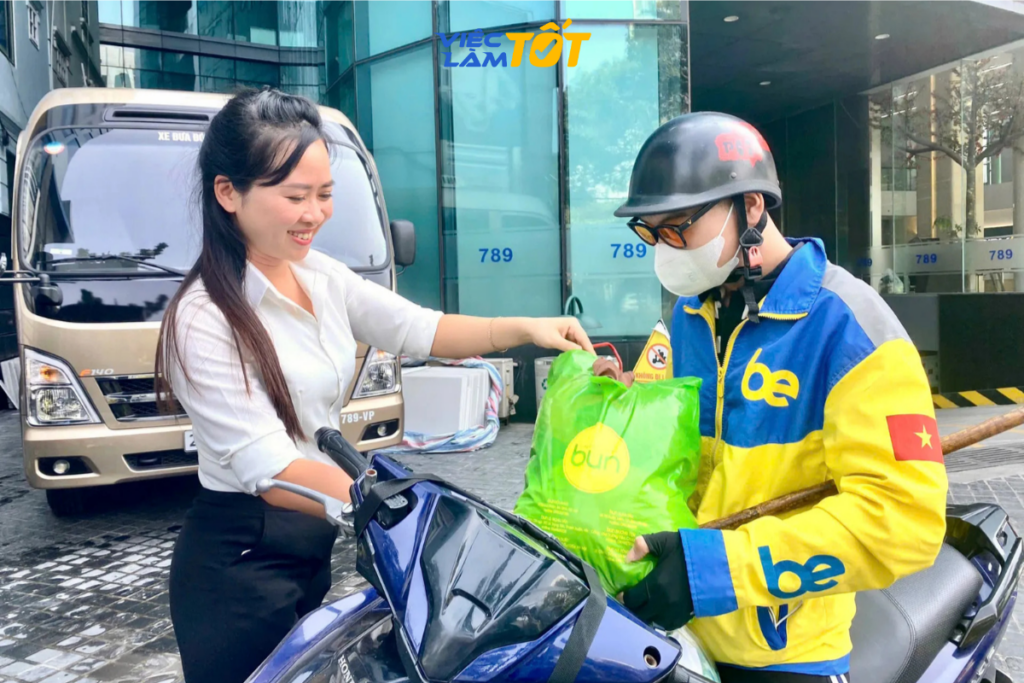 Mức thu nhập tài xế giao hàng làm gì