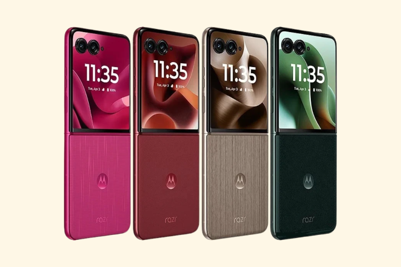 Motorola Razr 60 Ultra gập vỏ sò, màn phụ lớn, thiết kế thời trang