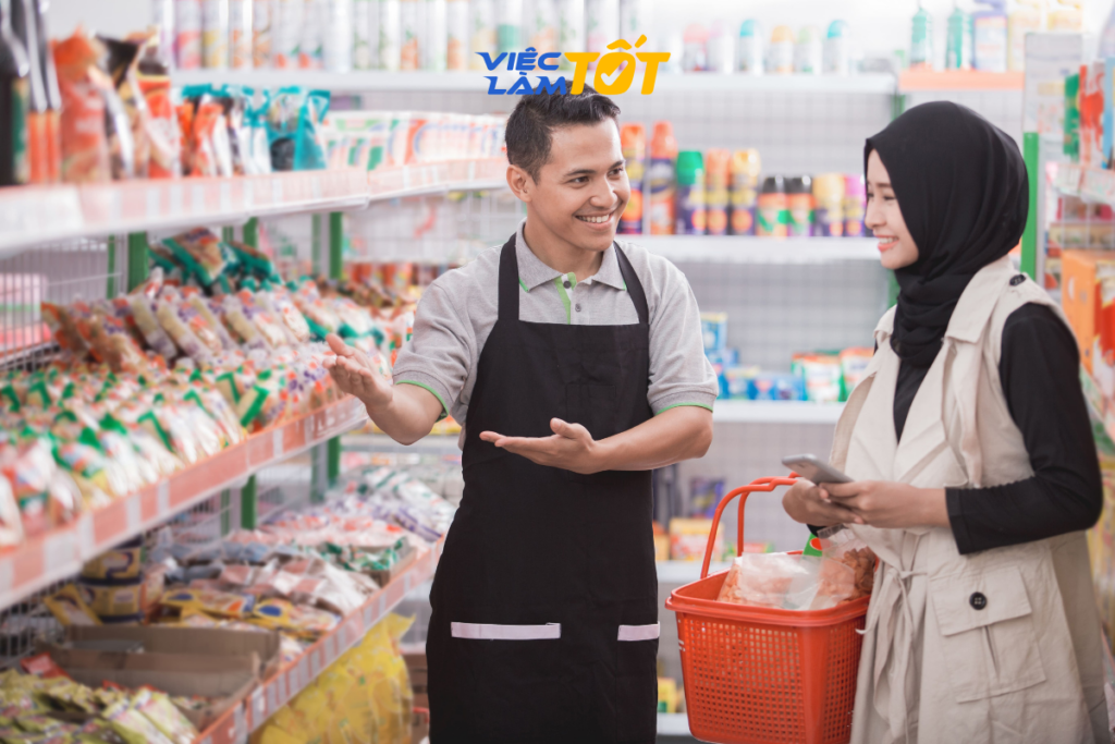 Thái độ phục vụ chuyên nghiệp trong công việc