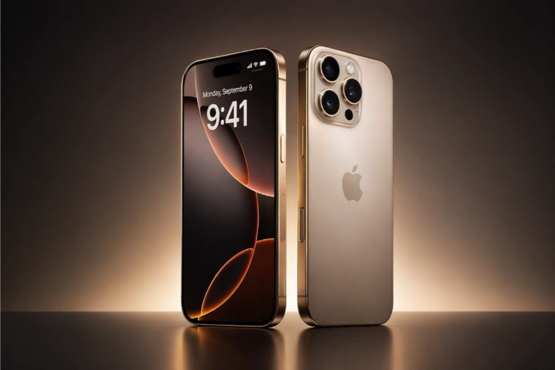 iPhone 16 Pro với thiết kế tối giản và sang trọng, không bao giờ lỗi thời.