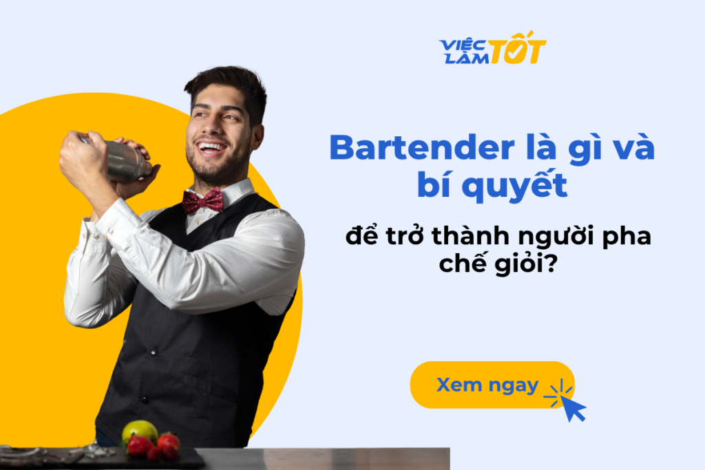 Một nhân viên bartender đang tung hứng bình shaker chuyên nghiệp tại quầy bar