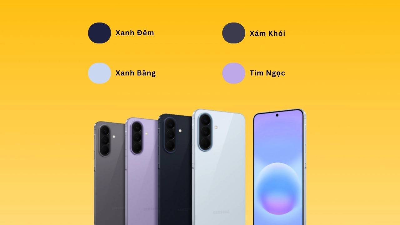 Màu sắc Samsung Galaxy A57