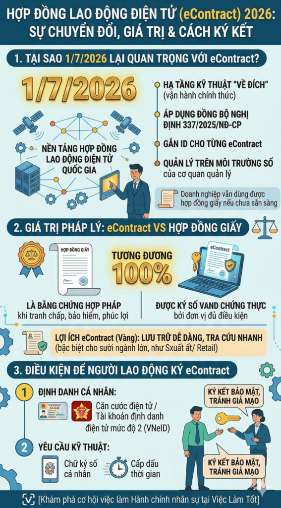 So sánh giữa hợp đồng giấy và hợp đồng điện tử