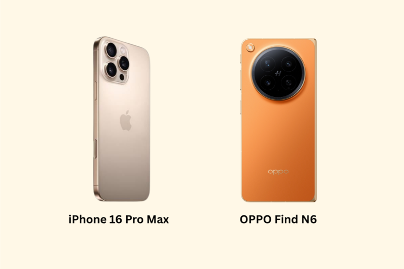 So sánh OPPO Find N6 và iPhone 16 Pro Max - Camera